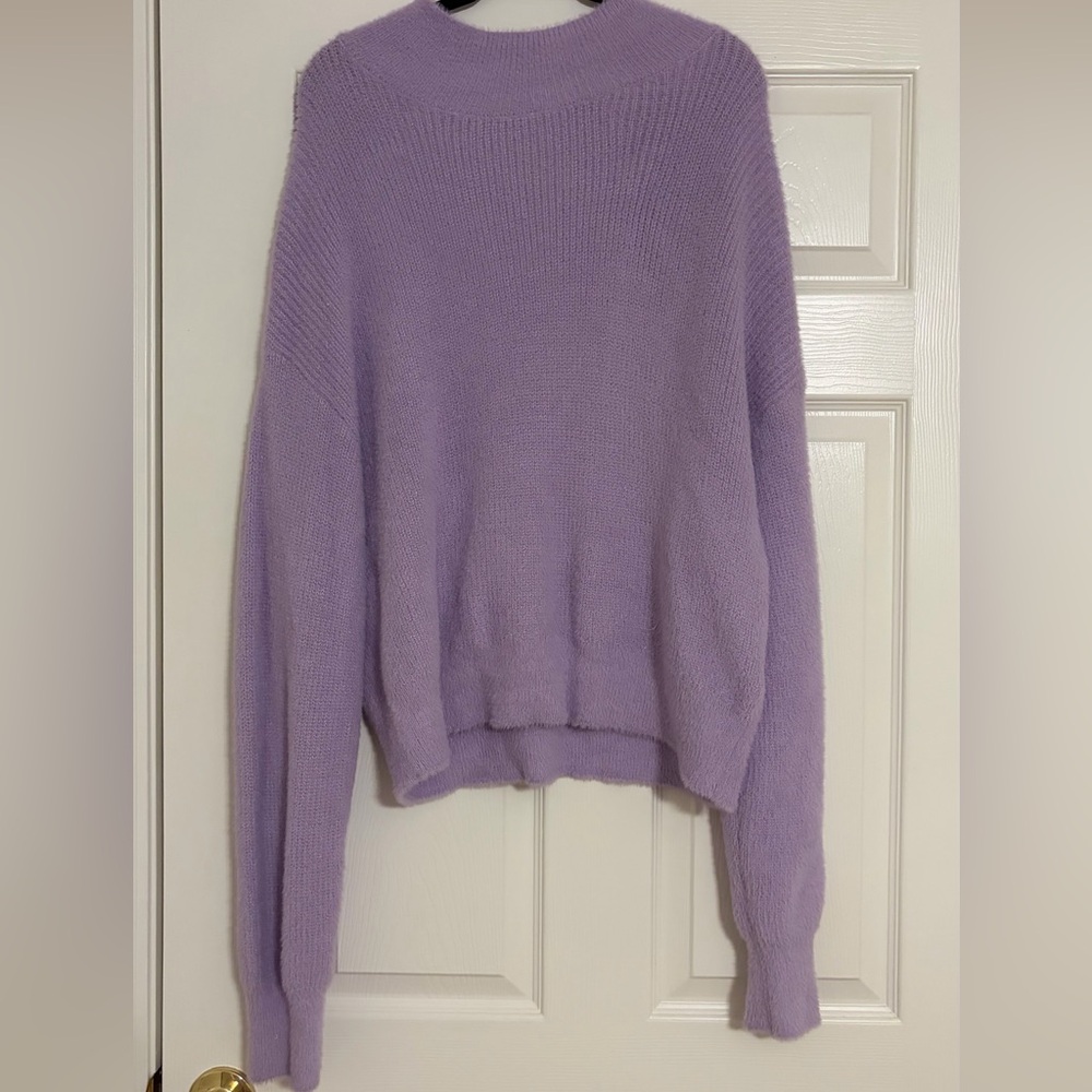 Vigoss Lilac Women's Turtleneck Sweater